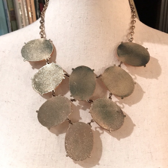 ❗️LAST CHANCE- Sparkly Faceted Bib Statement Necklace - Picture 4 of 9